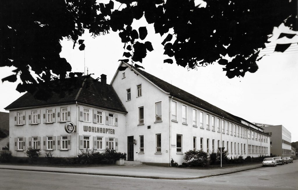 Firmengebäude von Wohlhaupter Mitte der 1960er-Jahre