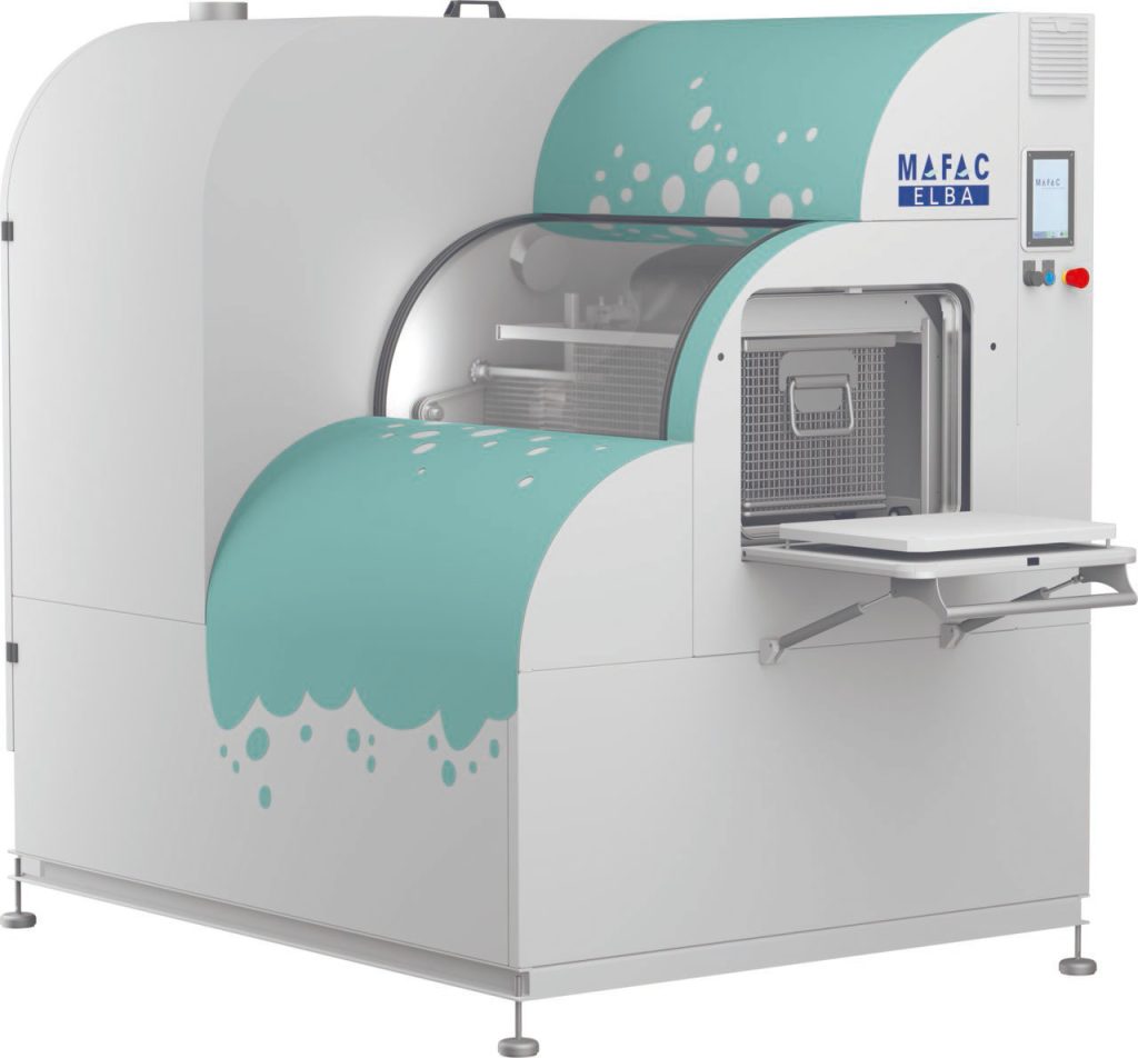 Die MAFAC ELBA ist die flexible Spritzreinigungsmaschine mit Zweibad-System im Programm.